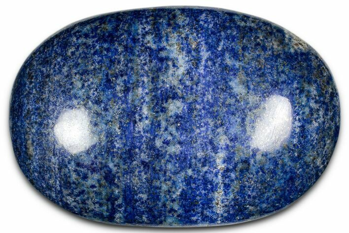 Polished Lapis Lazuli Palm Stone - Pakistan #352569